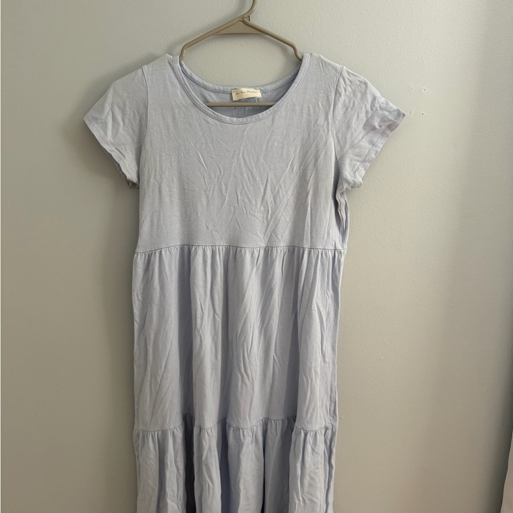 See You Monday Sky Blue Midi Dress